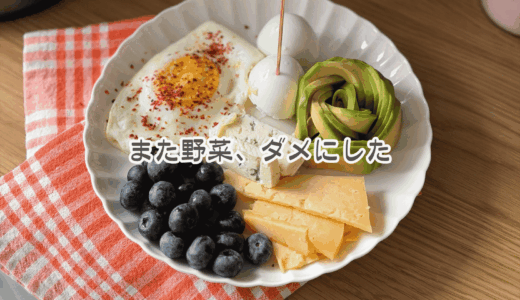 自炊するつもりで買った野菜をまたダメにした。これ、本当に節約？